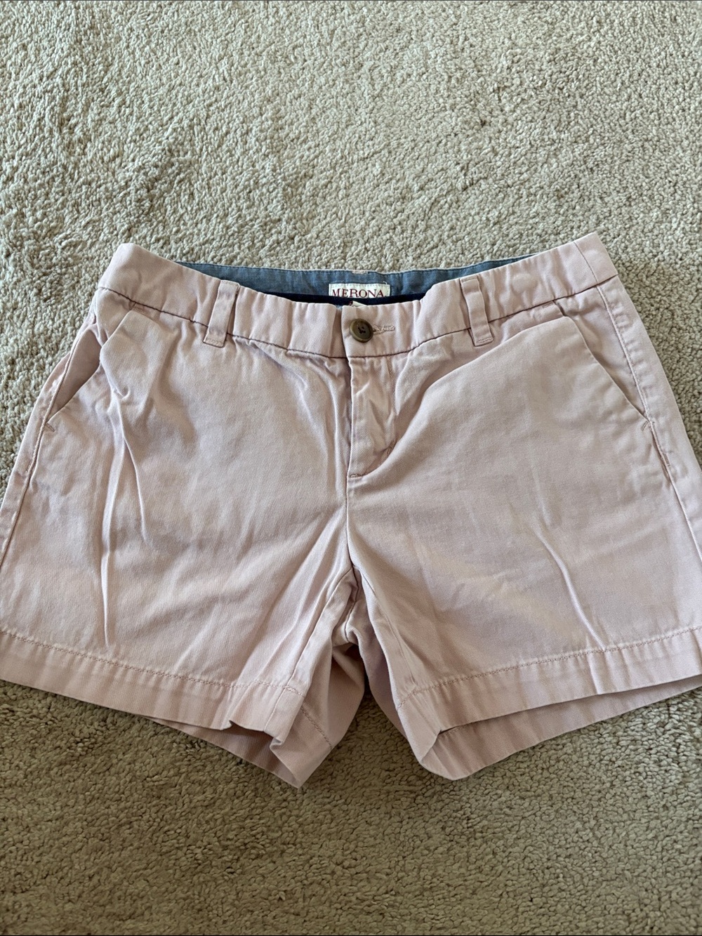 Merona Light Blush Cotton Chino Shorts